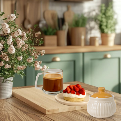 Set De 6 Tazas Mug Toroidal 170ml Deli Glass