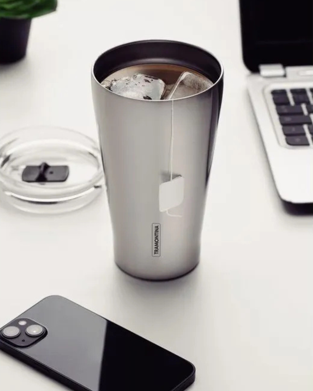 Vaso Térmico Tramontina Exata 550 Ml Con Tapa