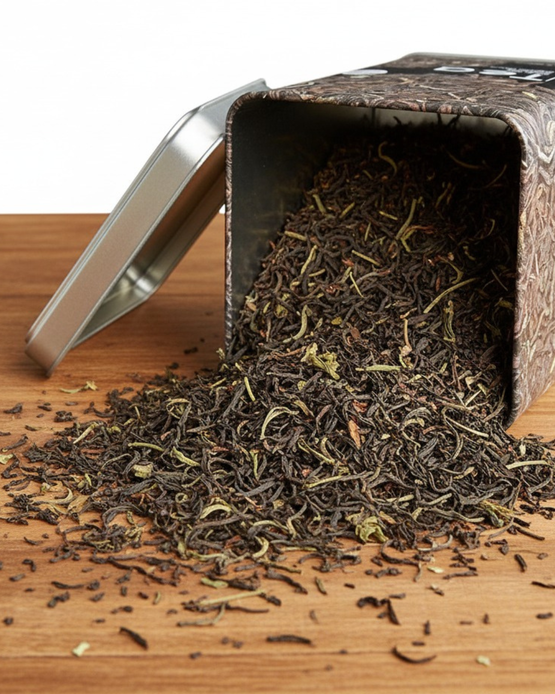 Contenedor De Lata Con Tapa Para Alimentos, Especial Té