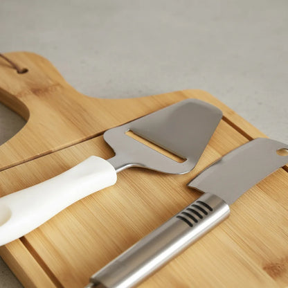 Tabla de cortar Queso con Utensilios