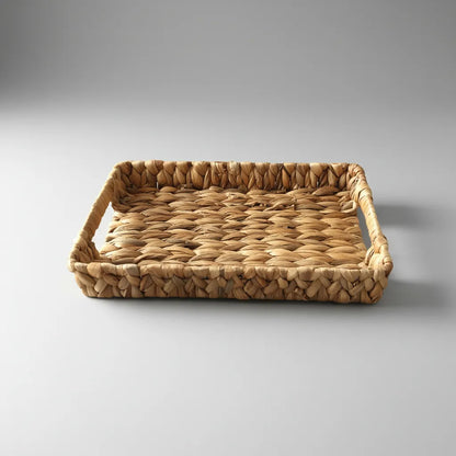 Bandeja Rectangular Fibra Natural