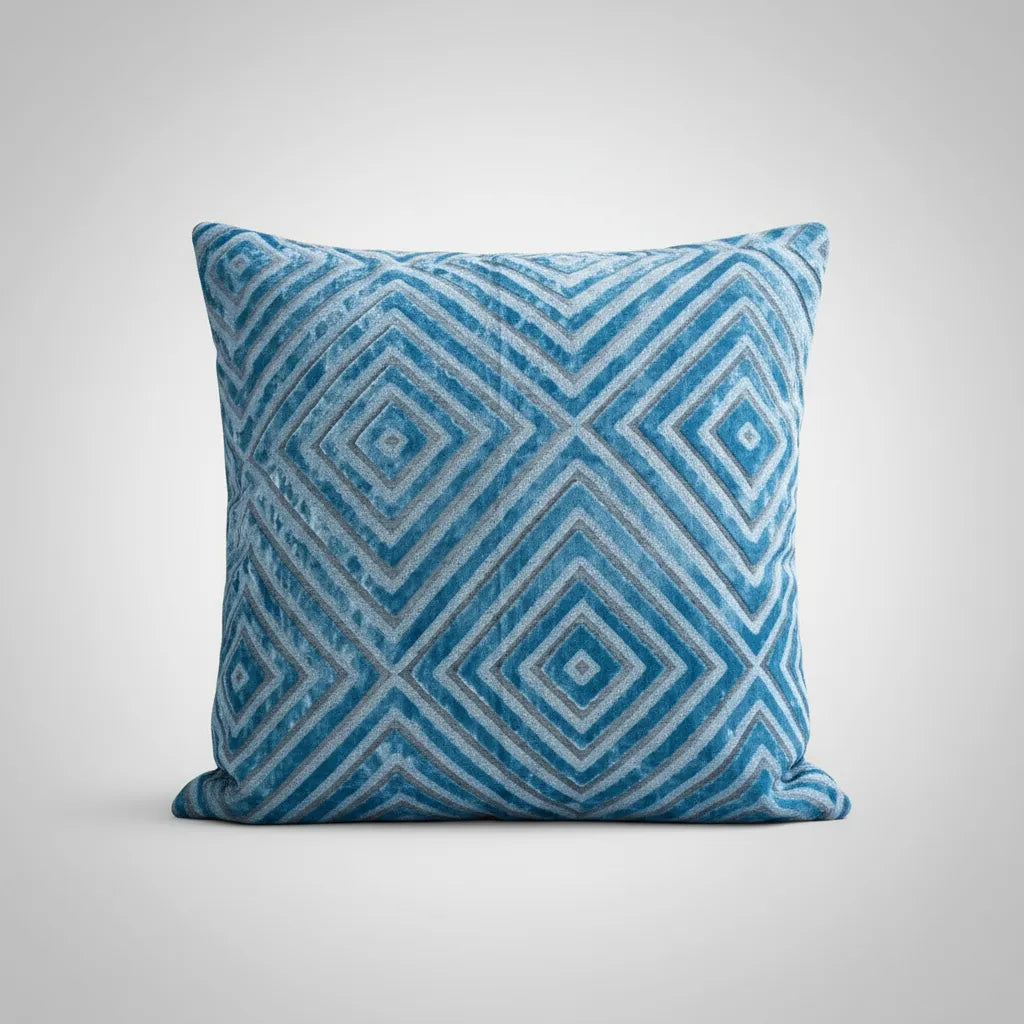 Funda De Cojin De Felpa Con Diseño 45 X 45 Con Cierre