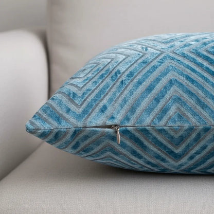 Funda De Cojin De Felpa Con Diseño 45 X 45 Con Cierre