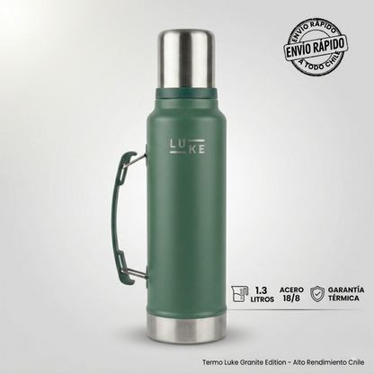 Termo Luke Granite edition  Acero Inoxidable 18/8 y Manija Retractil