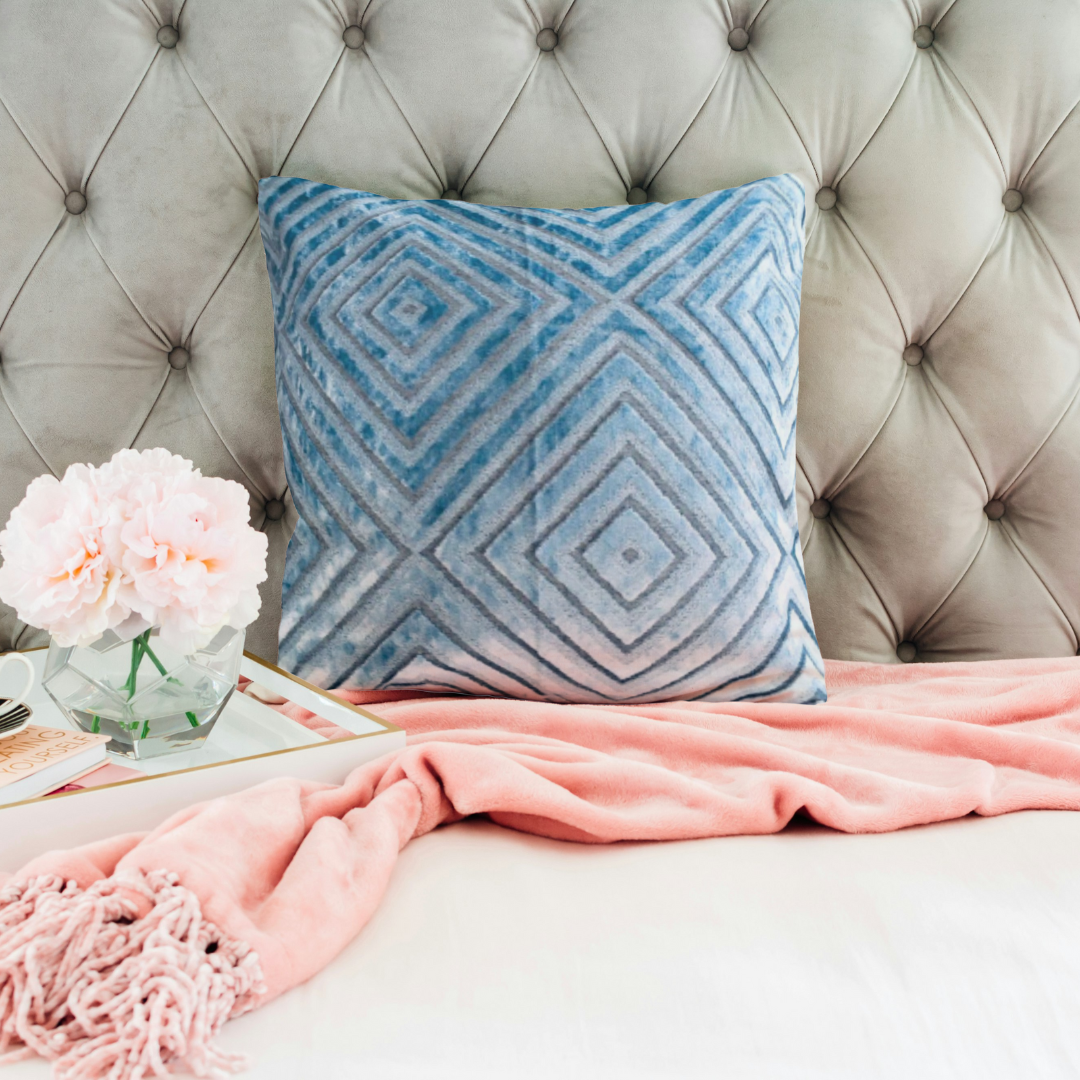 Funda De Cojin De Felpa Con Diseño 45 X 45 Con Cierre