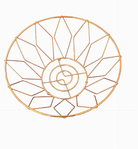 Frutera Metálica de sobremesa Rose Gold