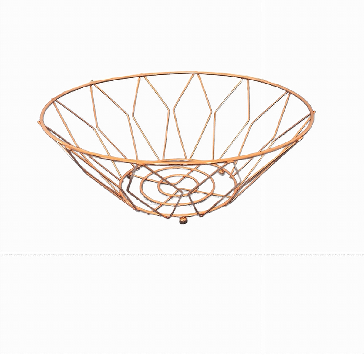 Frutera Metálica de sobremesa Rose Gold