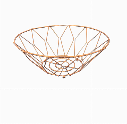 Frutera Metálica de sobremesa Rose Gold