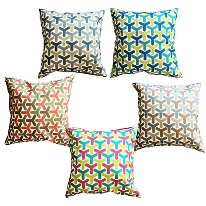 Funda de Cojín 45 x 45 Geométrica Colores Modernos