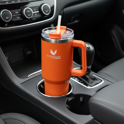 Vaso Termico Quencher Acero Inoxidable 1,2 Lt Sunset Naranja