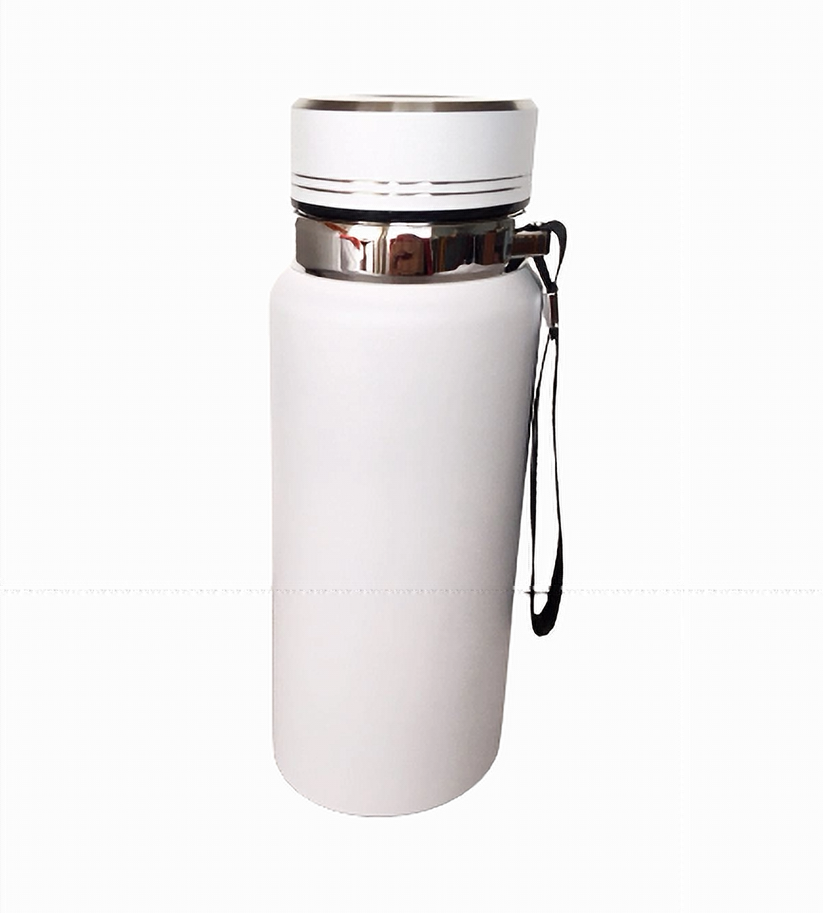 Botella Liquido 800 Cc. Acero Inoxidable Con Asa