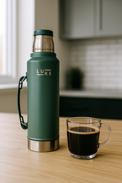 Termo Liquido Acero Inoxidable 1.3 Lts. Granite Verde - Luke