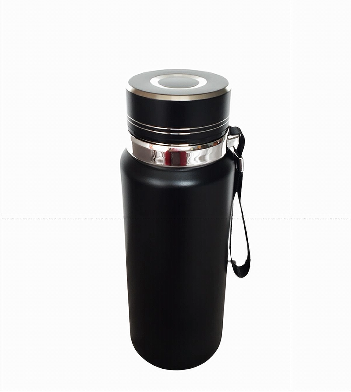 Botella Liquido 800 Cc. Acero Inoxidable Con Asa