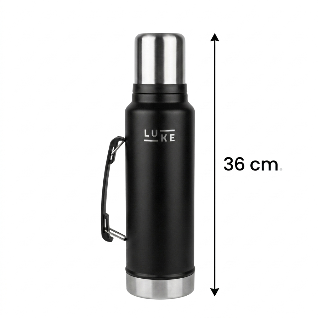 Termo Luke Granite edition  Acero Inoxidable 18/8 y Manija Retractil
