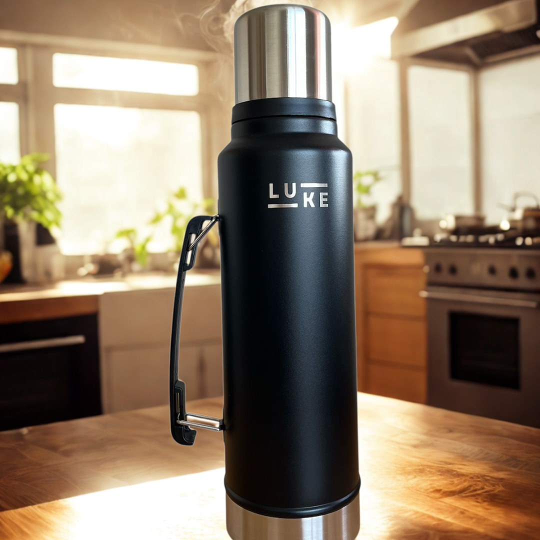 Termo Luke Granite edition  Acero Inoxidable 18/8 y Manija Retractil