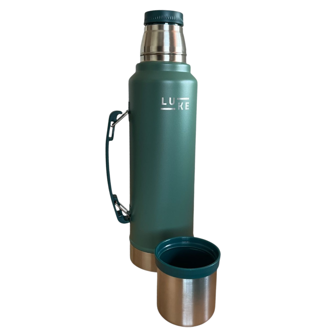 Termo Liquido Acero Inoxidable 1.3 Lts. Granite Verde - Luke
