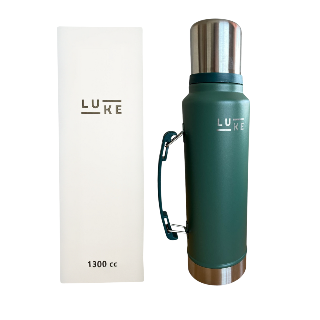 Termo Liquido Acero Inoxidable 1.3 Lts. Granite Verde - Luke