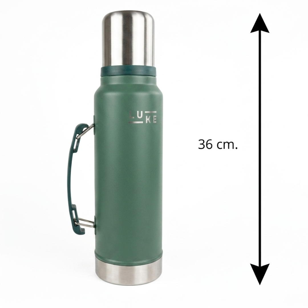 Termo Luke Granite edition  Acero Inoxidable 18/8 y Manija Retractil