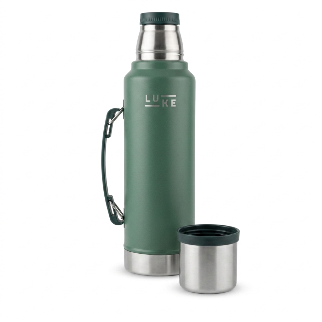Termo Luke Granite edition  Acero Inoxidable 18/8 y Manija Retractil