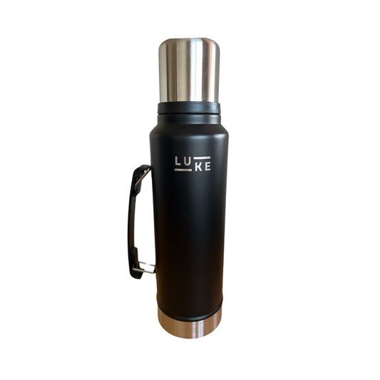 Termo Liquido Acero Inoxidable 1.3 Lts. Granite Negro - Luke