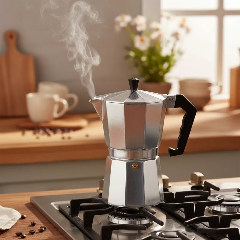 Cafetera Italiana Aluminio