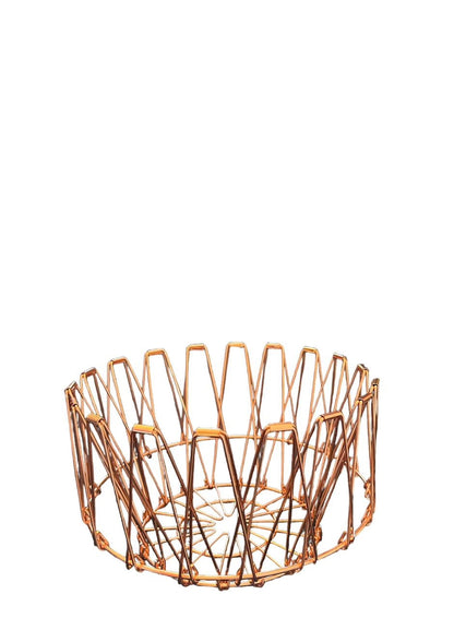 Frutera Metálica de sobremesa Rose Gold