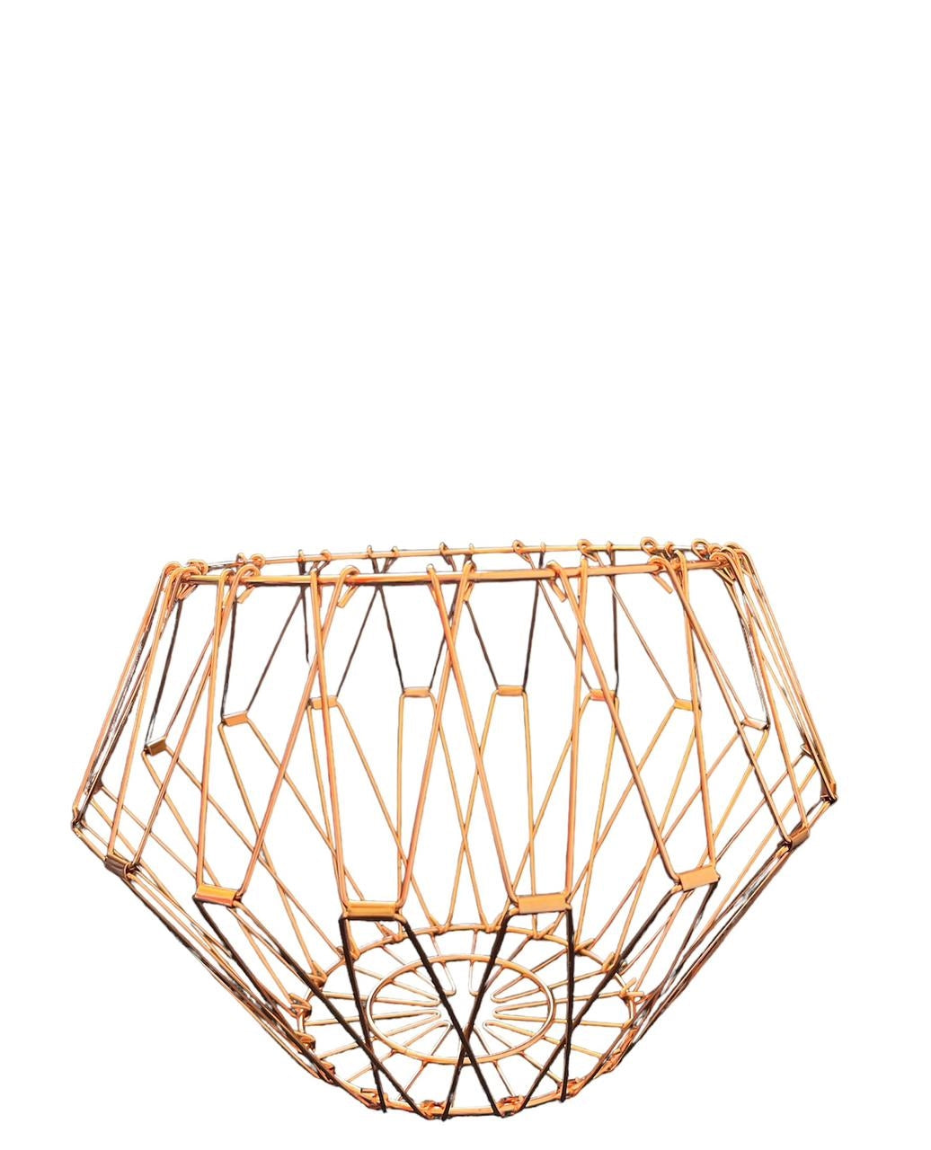 Frutera Metálica de sobremesa Rose Gold