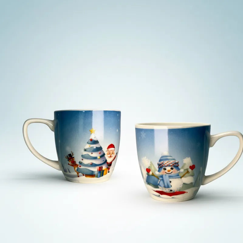 Pack De 2 Tazas Cups & Mugs 150 Ml Diseño3 Navidades