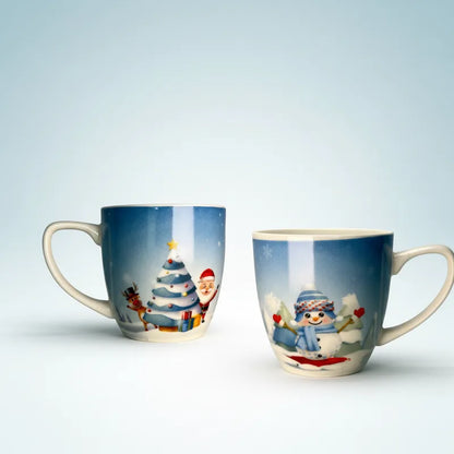 Pack De 2 Tazas Cups & Mugs 150 Ml Diseño3 Navidades