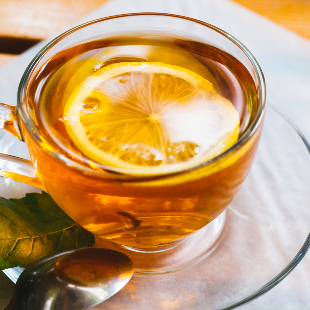 Juego 4 Tazas Vidrio 220ml Borde Dorado Café Té Elegantes