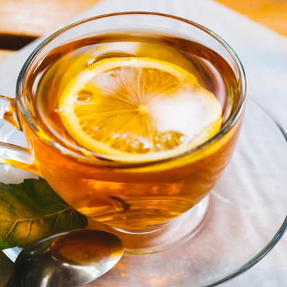 Juego 4 Tazas Vidrio 220ml Borde Dorado Café Té Elegantes