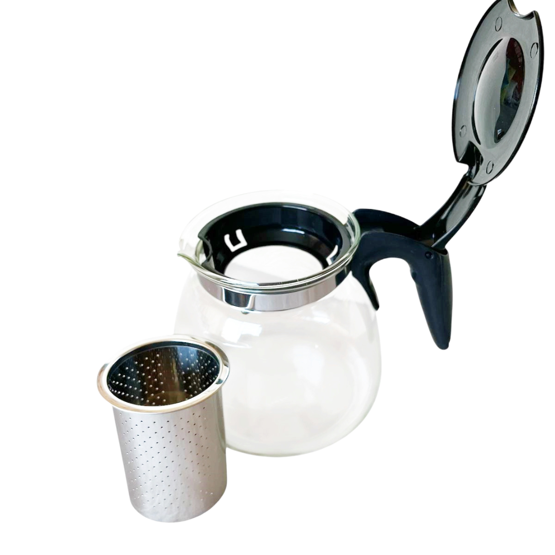 Tetera Té Infusiones Vidrio Filtro Acero Inoxidable 900ml