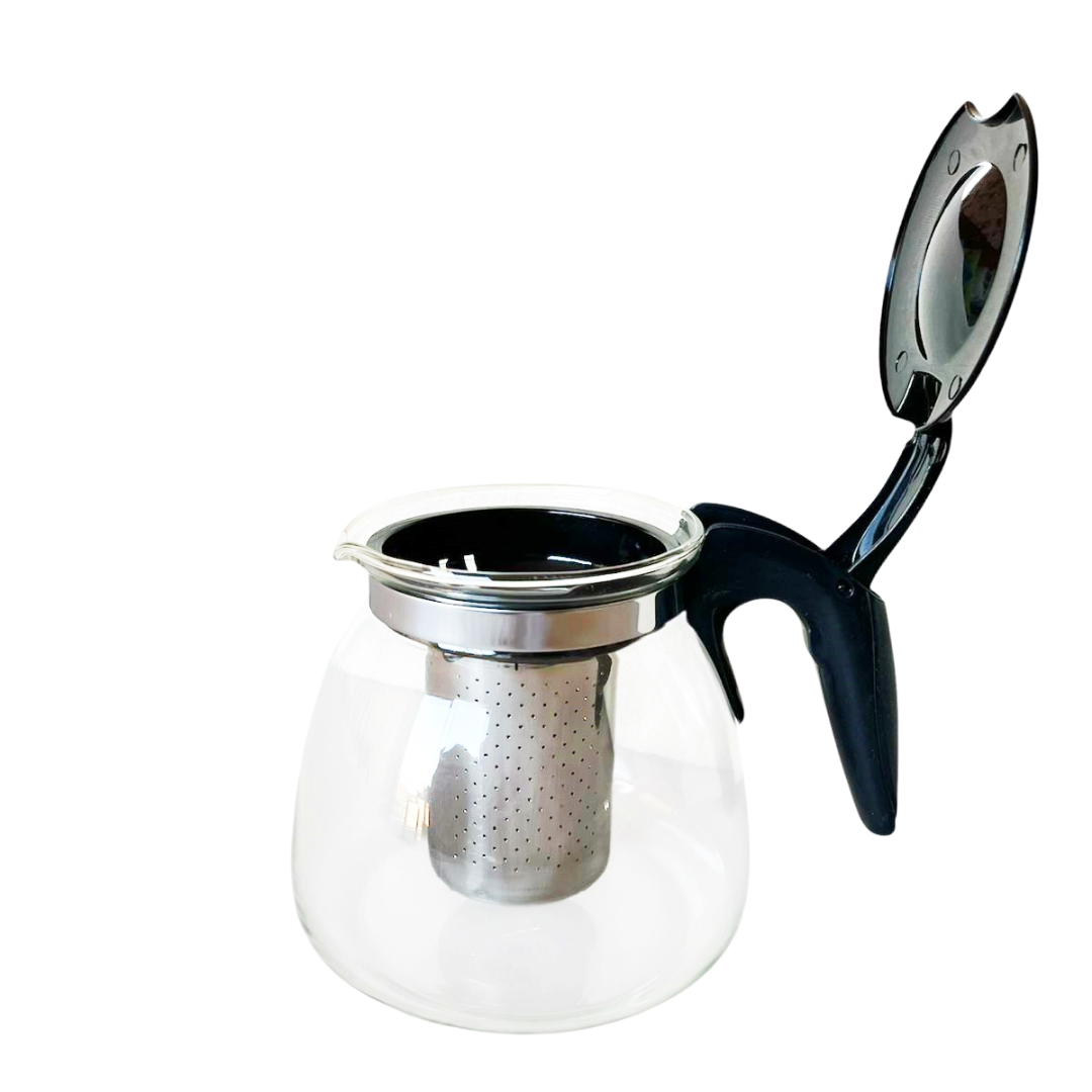 Tetera Té Infusiones Vidrio Filtro Acero Inoxidable 900ml