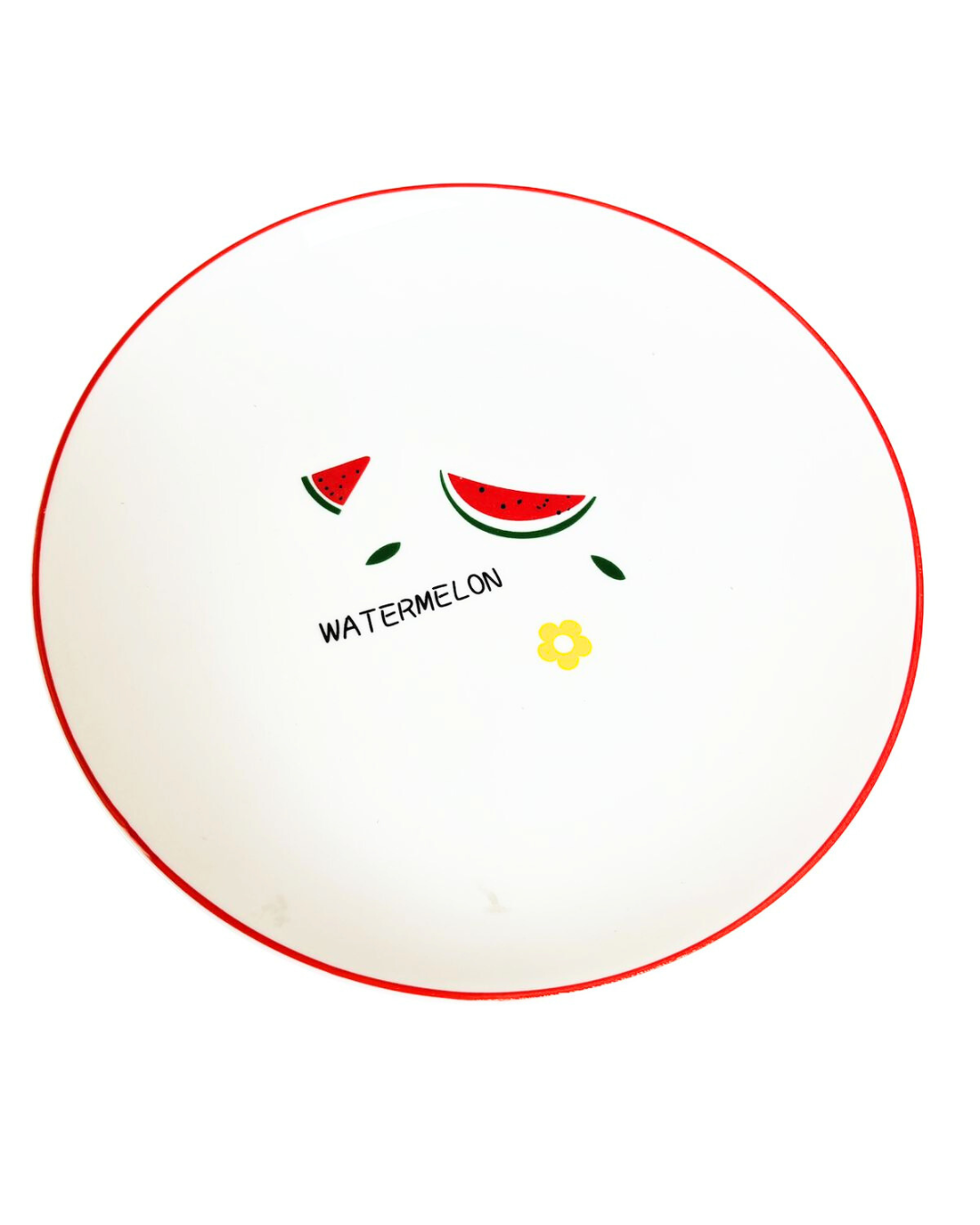 Juego De 6 Tazas Loza Y 6 Platos De Postre Diseño Frutas