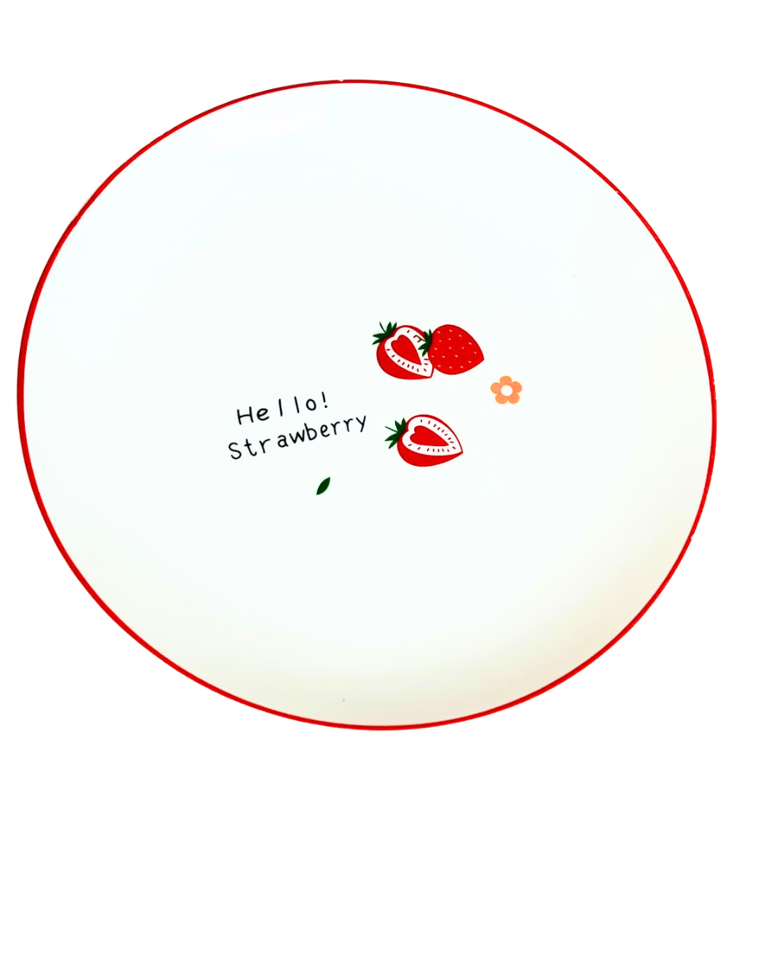 Juego De 6 Tazas Loza Y 6 Platos De Postre Diseño Frutas