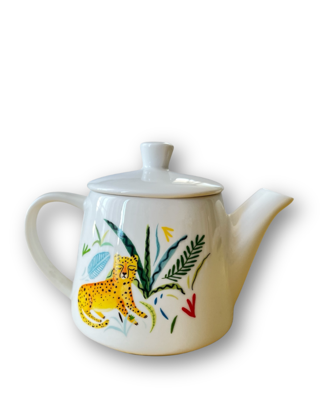Juego De Te, Tetera 400 Ml + 2 Tazas De Porcelana 150 Ml C/u